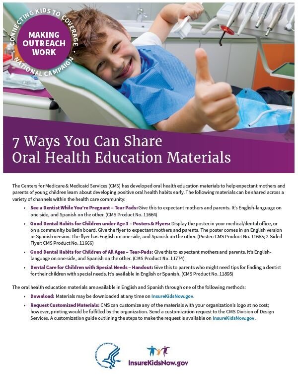 7 Ways You Can Share Oral Health Education Materials
