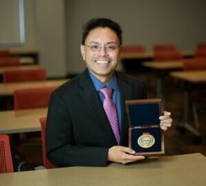 Dr. Harold A. Henson, RDH, PhD, is only the second dental hygienist to be inducted into The University of Texas Kenneth I. Shine, MD, Academy of Health Science Education. Photo by Brian Schnupp.