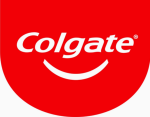 Red Colgate Logo with white smile