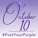 October 10 #PostYourPurple