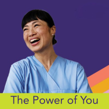 Hygienist smiling and laughing "The Power of You"