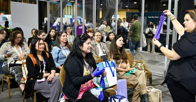 Attendees in a CE session at ADHA25 in Long Beach, CA.
