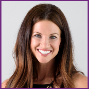 Kalee Eich RDH, in black sleeveless top, smiling